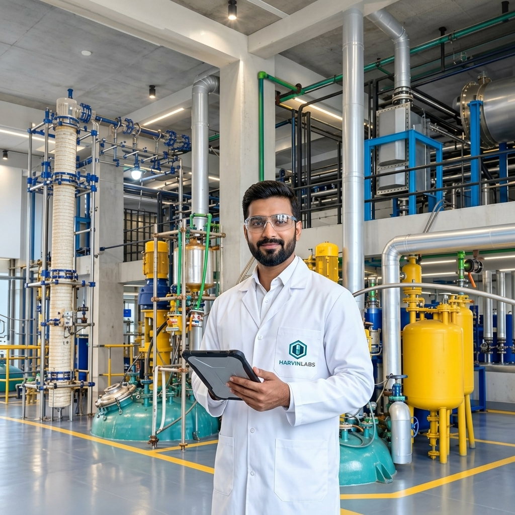 Harvinlabs plant operations engineer at our manufacturing facility