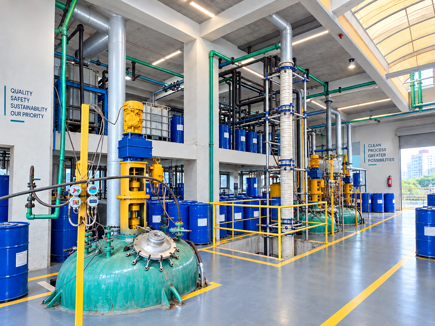 Two-Level Reactor Hall