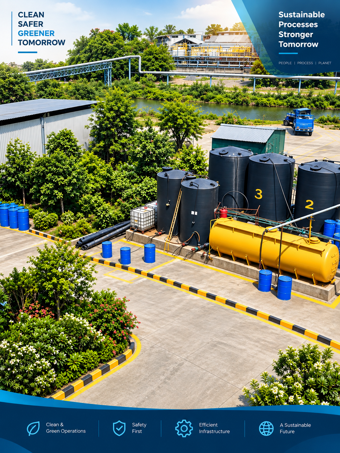 Solvent Storage Tank Farm